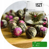 HERBATA KWITNĄCA BIAŁA ręcznie zwijana Z KWIATEM Lichi Plum 1szt kulka