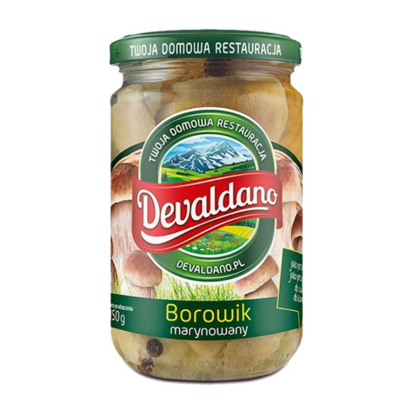 DEVALDANO - BOROWIK MARYNOWANY 280g / słoik