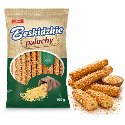 Askam BESKIDZKIE PALUCHY Z SEZAMEM sezam sezamowe 100g