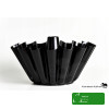 FORMA z tuleją BLACHA DO pieczenia BABKI fi 23cm 230mm czarna trapezowa