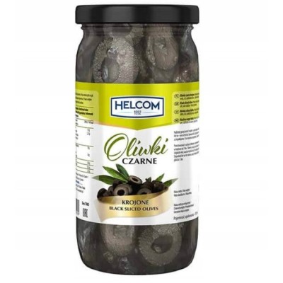 Helcom OLIWKI CZARNE KROJONE 935ml duży słoik