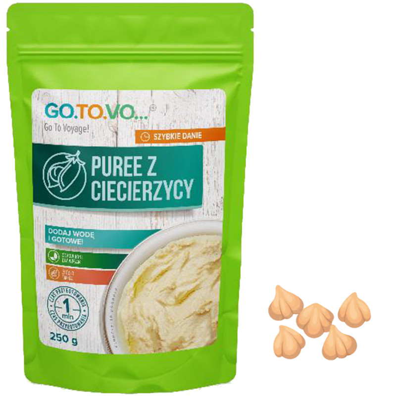 GOTOVO szybkie danie gotowe w 1 minutę PURE Z CIECIERZYCY 250g