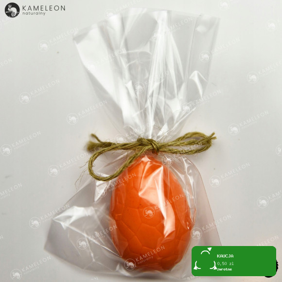 MYDŁO MYDEŁKO KOLOROWE JAJKO ręcznie robione ŚWIĘTA WIELKANOC Mango 1szt
