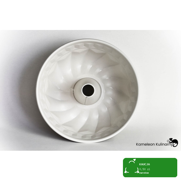 FORMA z tuleją BLACHA DO pieczenia CIASTA BABKI BABKA fi 22cm CAFFE CREME