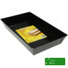 FORMA BLACHA DO PIECZENIA bardzo duża 39x23,5x7cm CZARNA fakturowana SNB