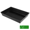 FORMA BLACHA DO PIECZENIA bardzo duża 39x23,5x7cm CZARNA fakturowana SNB