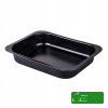 FORMA BLACHA DO PIECZENIA prostokąt duża solidna 29x22x6cm CZARNA TŁOCZONA