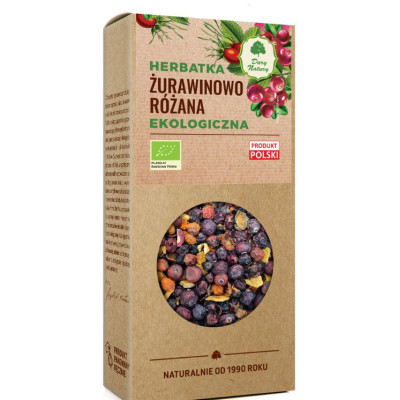 ŻURAWINOWO RÓŻANA herbata owocowa EKO DARY NATURY 100G