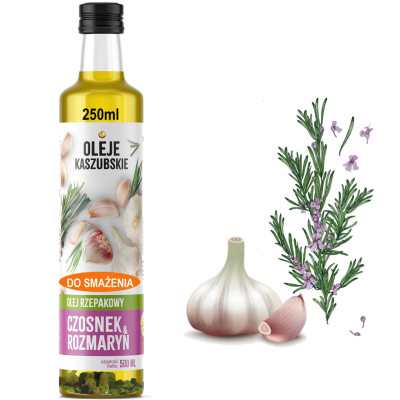 ACS OLEJ RZEPAKOWY SMAKOWY RAFINOWANY do smażenia CZOSNEK ROZMARYN 250ml