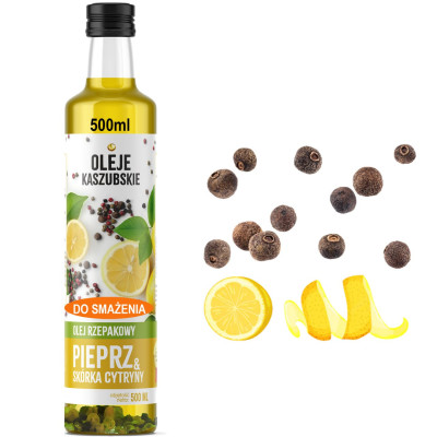 ACS OLEJ RZEPAKOWY SMAKOWY RAFINOWANY PIEPRZ I CYTRYNA 500ml