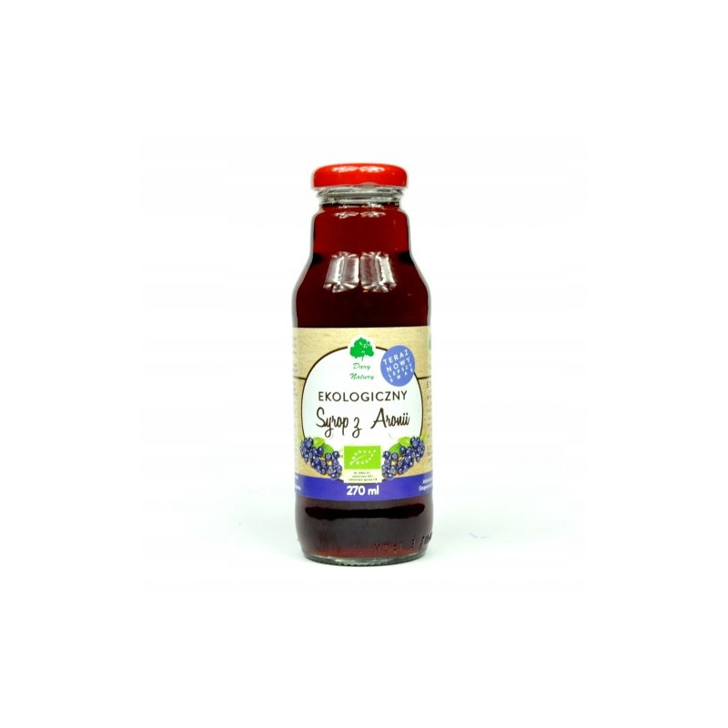 SYROP Z ARONI do herbaty EKO 270ml DARY NATURY wsparcie PRZEZIĘBIENIE GRYPA