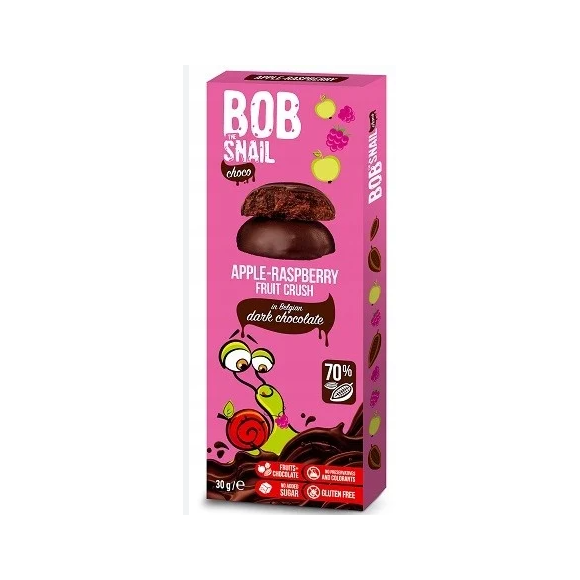 BOB SNAIL PRZEKĄSKA W CZEKOLADZIE MALINA 30G