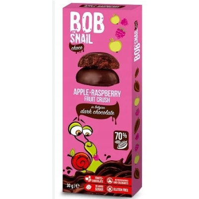 BOB SNAIL PRZEKĄSKA W CZEKOLADZIE MALINA 30G