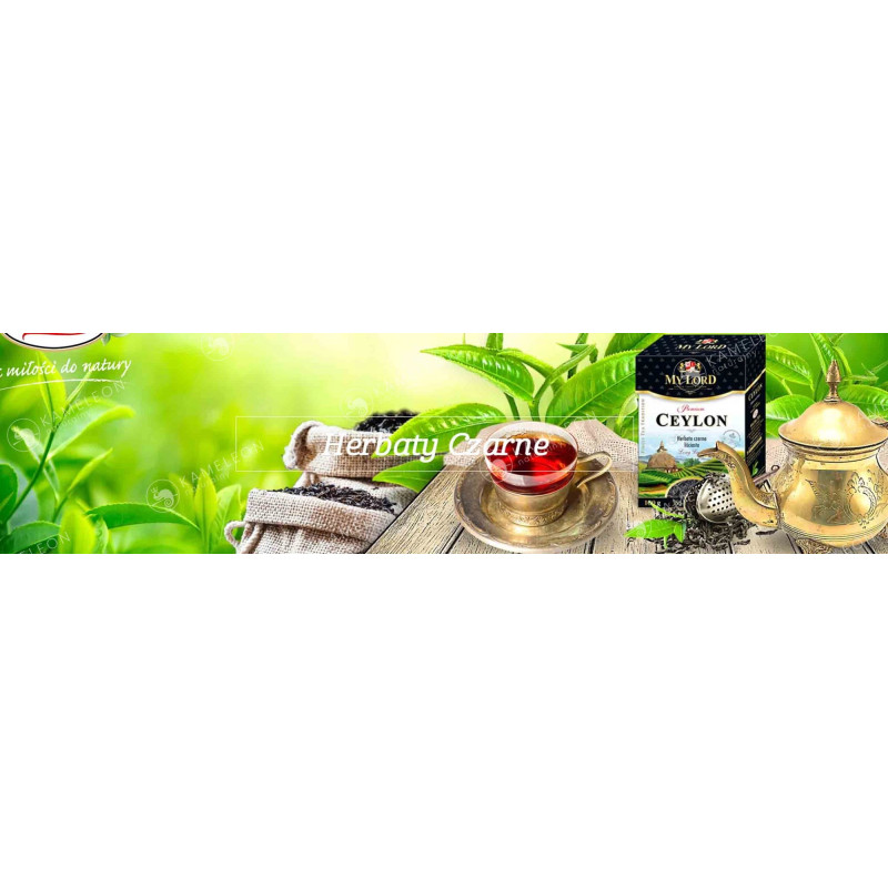 MY LORD HERBATA CZARNA CEYLON PREMIUM ekspresowa 100 saszetek 200g 0,2KG