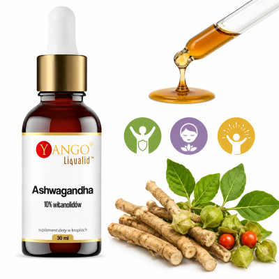 Yango ASHWAGANDHA 10% witanolidów KROPLE 30ML