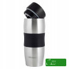 KUBEK TERMICZNY TERMIN BIDON 380ml SZARO-CZARNY OFENBACH stal nierdzewna
