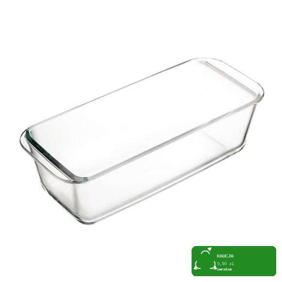 SZKLANA FORMA PODŁUŻNA KEKSÓWKA KLASYCZNA 28x12x7cm SIMAX szkło żaroodporne