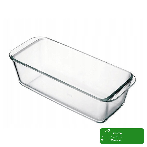 SZKLANA FORMA PODŁUŻNA KEKSÓWKA KLASYCZNA 28x12x7cm SIMAX szkło żaroodporne