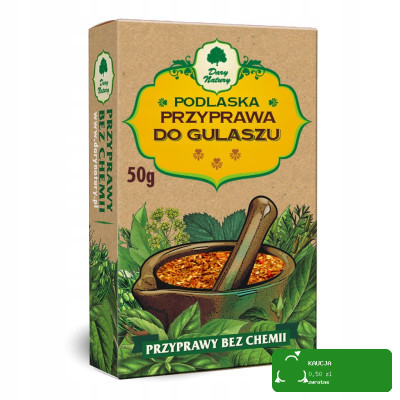 PODLASKA PRZYPRAWA DO GULASZU Przyprawy Bez Chemii 50g Dary Natury