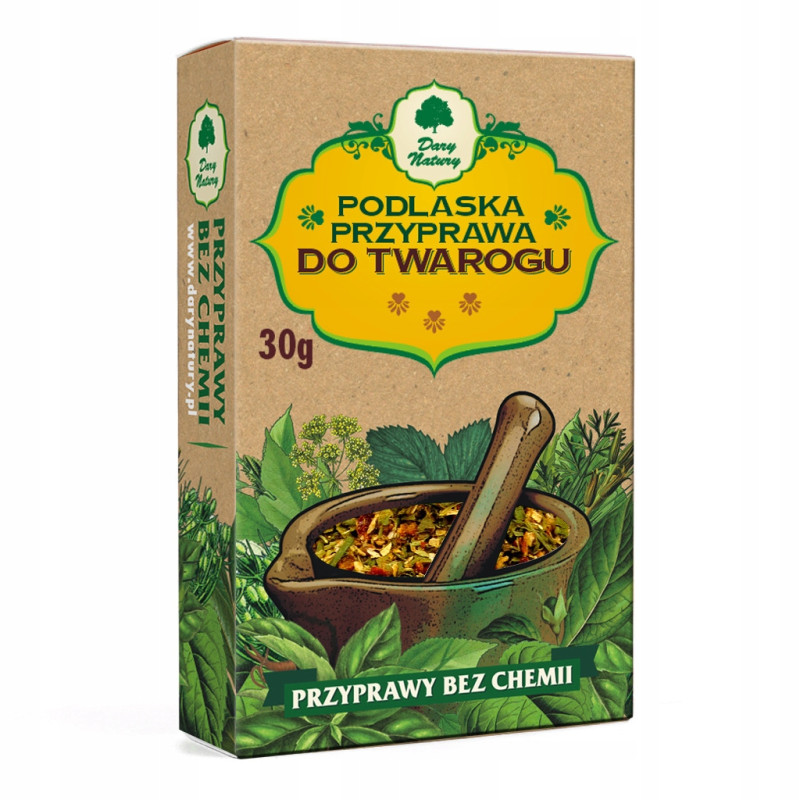 PODLASKA PRZYPRAWA DO TWAROGU 30g Przyprawy Bez Chemii Dary Natury