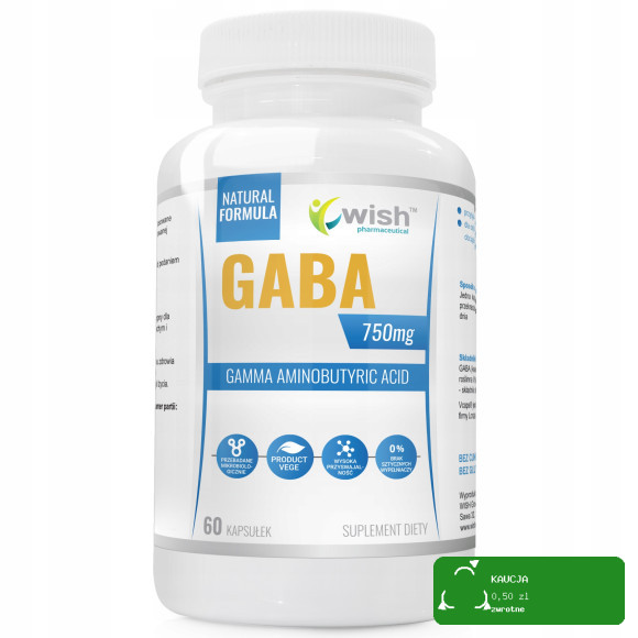 Wish GABA KWAS gamma AMINOMASŁOWY 60k NEUROPRZEKAŹNIK