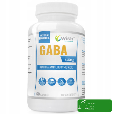 Wish GABA KWAS gamma AMINOMASŁOWY 60k NEUROPRZEKAŹNIK