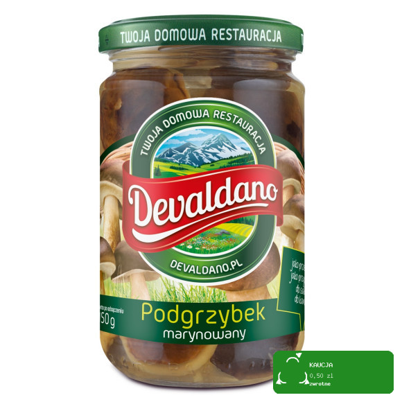 DEVALDANO - PODGRZYBEK MARYNOWANY 280g / słoik