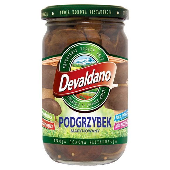 DEVALDANO - PODGRZYBEK MARYNOWANY 280g / słoik