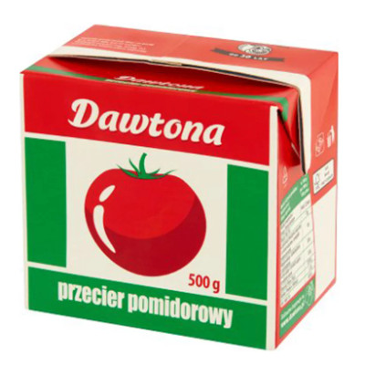 DAWTONA PRZECIER POMIDOROWY w kartonie passata di pomodoro 500g KARTON