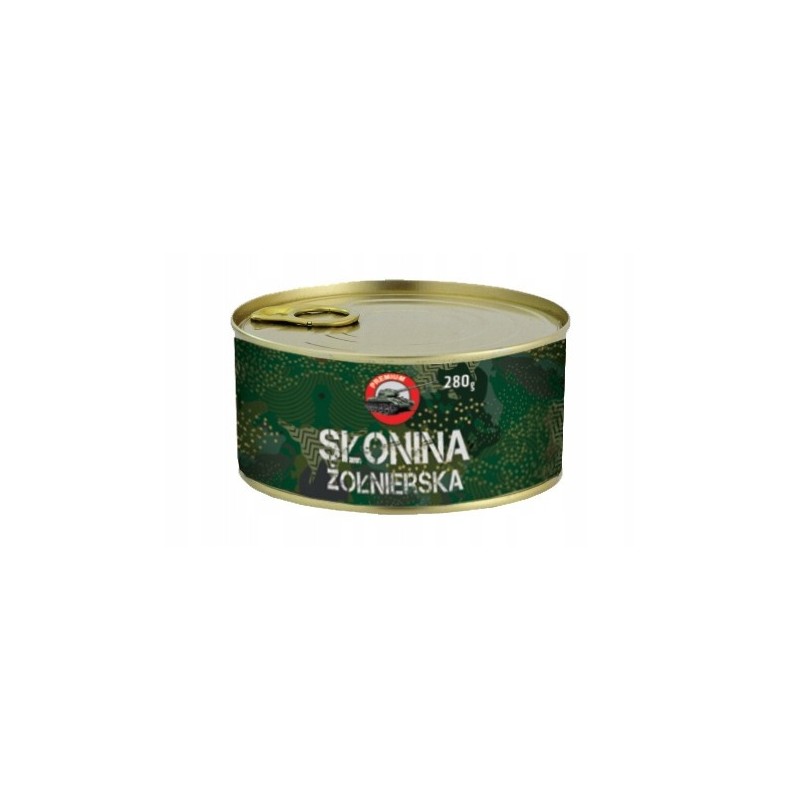 SŁONINA WOJSKOW ŻOŁNIERSKA Premium 280g KONSERWA MIĘSNA W