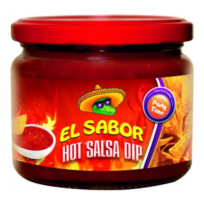 DIP SOS HOT SALSA 300g 0,3KG do dań naczosów przekąsek słoik EL SABOR