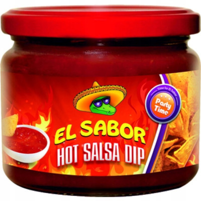 DIP SOS HOT SALSA 300g 0,3KG do dań naczosów przekąsek słoik EL SABOR