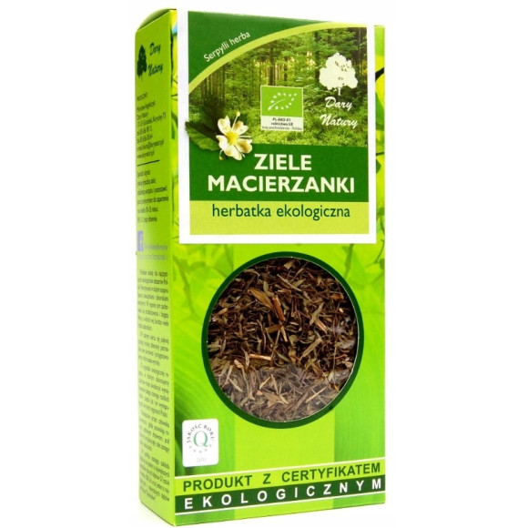 Dary Natury MACIERZANKA ZIELE MACIERZANKI zioło herbatka ekologiczna eko25g
