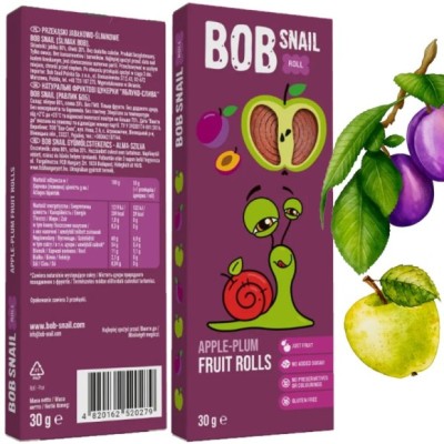 BOB SNAIL ROLLS ŚLIWKA 30G