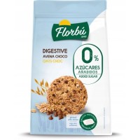 Florbu CIASTKA OWSIANE DIGESTIVE Z KAWAŁKAMI CZEKOLADY BEZ