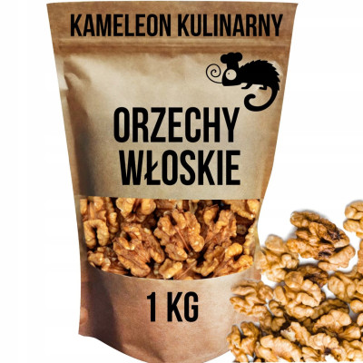 KAMELEON KULINARNY ORZECHY WŁOSKIE  1KG całe świeże łuskane