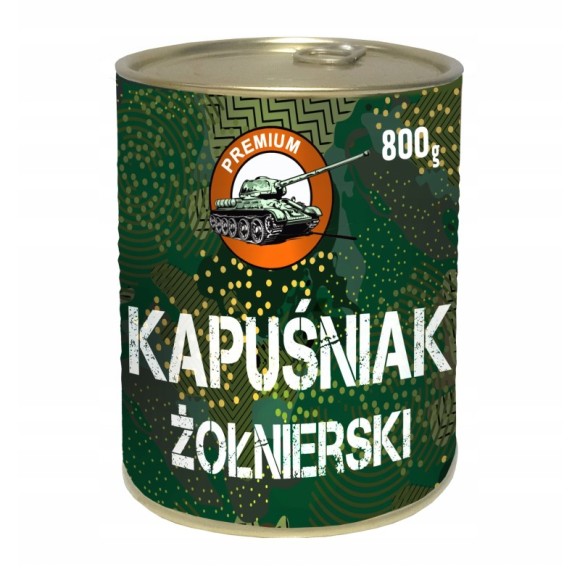 ZUPA KAPUŚNIAK ŻOŁNIERSKI GOTOWE DANIE MIĘSNE W PUSZCE