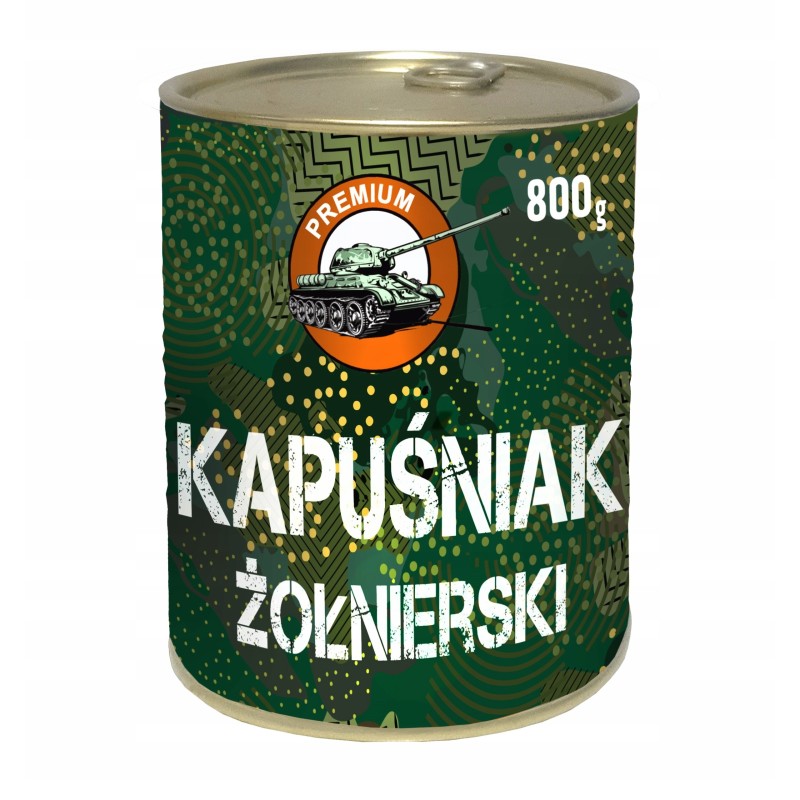 ZUPA KAPUŚNIAK ŻOŁNIERSKI GOTOWE DANIE MIĘSNE W PUSZCE