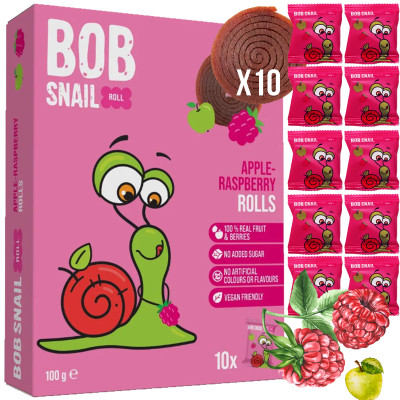BOB SNAIL ROLLS MALINA 100g