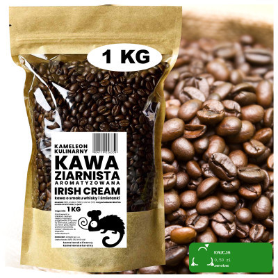KAMELEON KULINARNY KAWA SMAKOWA AROMATYZOWANA ziarnista IRISH WHISKY 1KG