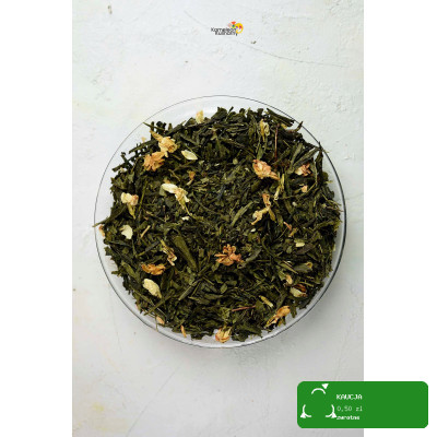 HERBATA ZIELONA aromatyzowana SENCHA JAŚMINOWA jaśmin PRZEPYSZNA 1000g 1KG
