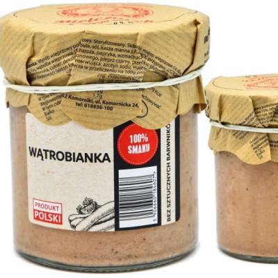 Mielczarek WĄTROBIANKA W SŁOIKU słoju 300G 0,3KG Tradycja