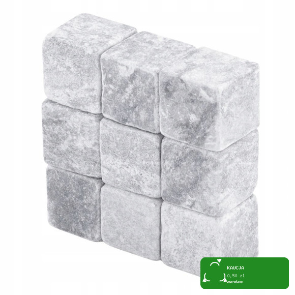KAMIENIE LODOWE KOSTKI DO CHŁODZENIA NAPOJÓW Whisky Stones 9szt KAMILLE7792