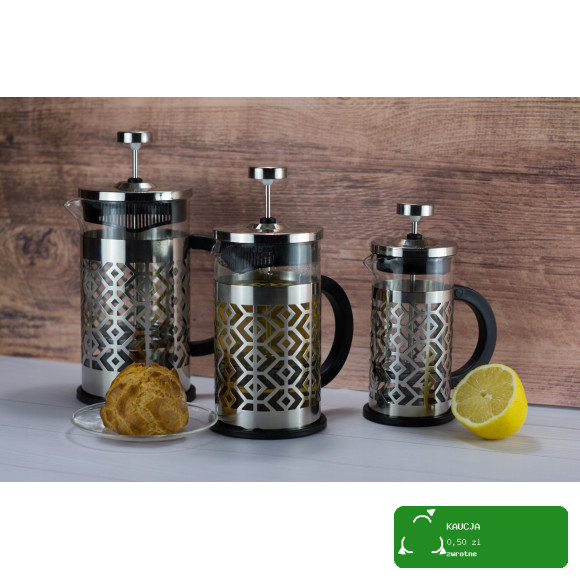 ZAPARZACZ d KAWY HERBATY FRENCHPRESS 350ml KAMILLE