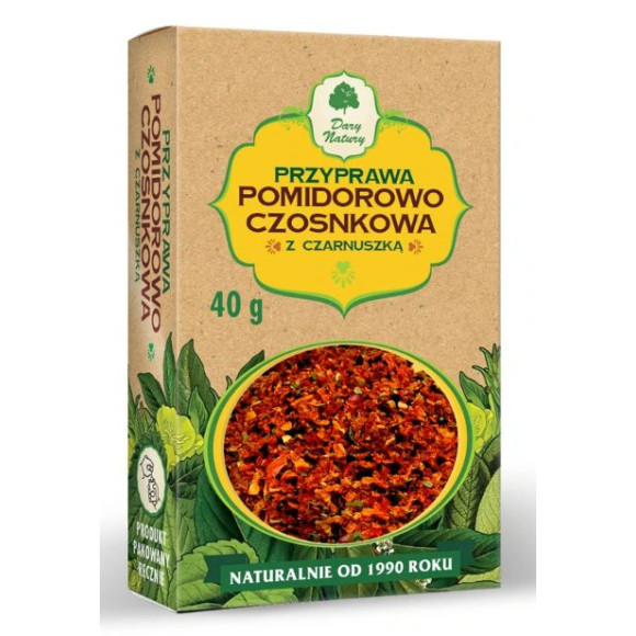 Dary Natury PRZYPRAWA POMIDOROWO-CZOSNKOWA POMIDOR CZOSNEK niedźwiedzi 40g