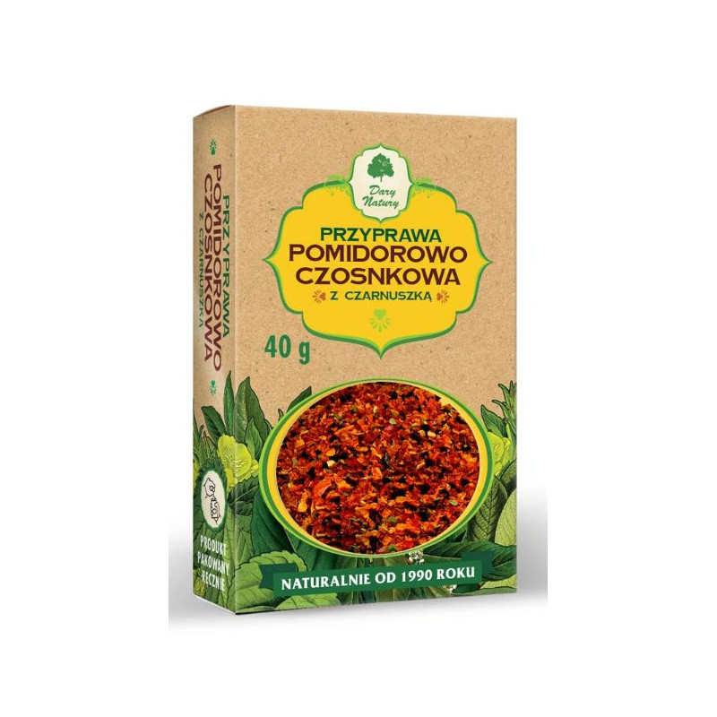 Dary Natury PRZYPRAWA POMIDOROWO-CZOSNKOWA POMIDOR CZOSNEK niedźwiedzi 40g