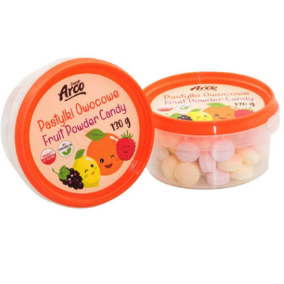 CUKIERKI PASTYLKI PUDROWE OWOCOWE 130g ARCO SWEETS