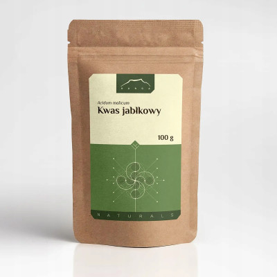 Nanga KWAS JABŁKOWY 250g 0,25KG kosmetyk NA CERĘ spożywczo PRZECIWUTLENIACZ
