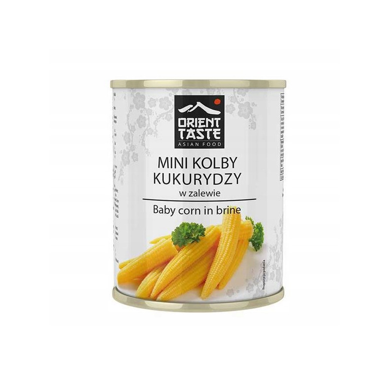 MINI KOLBY KUKURYDZY KUKURYDZA kolba w zalewie ORIENT TASTE 425ml HELCOM