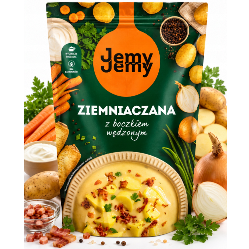 Profi JEMY JEMY ZUPA ZIEMNIACZANA Z WĘDZONYM BOCZKIEM 450G